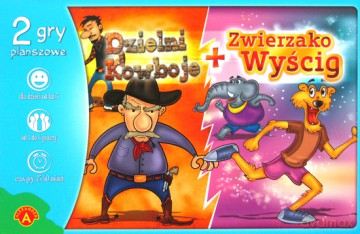 Dzielni kowboje, Zwierzako wyścig - 2 gry [GRA]