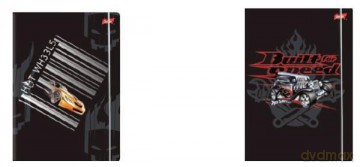 Teczka z gumką A4 lakier HOT WHEELS