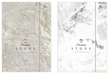 Teczka z gumką A4 Lux Metallic stone