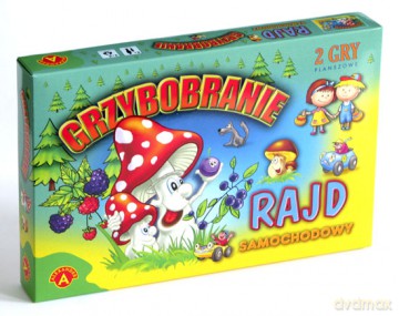 Grzybobranie, Rajd samochodowy - 2 gry [GRA]