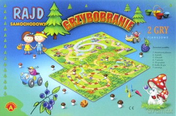 Grzybobranie, Rajd samochodowy - 2 gry [GRA]
