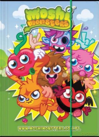Teczka z gumką A4 Moshie Monsters.