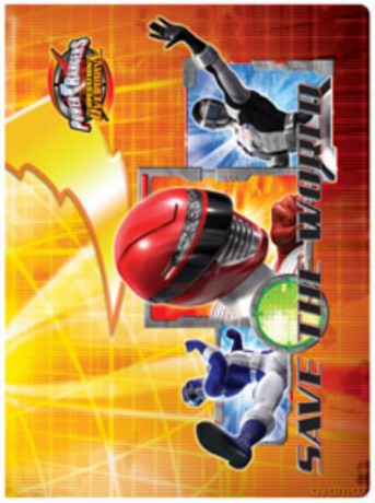 Teczka z gumką A4 Power Rangers Overdrive