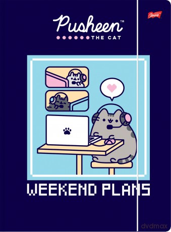 Teczka z gumką A4 PUSHEEN