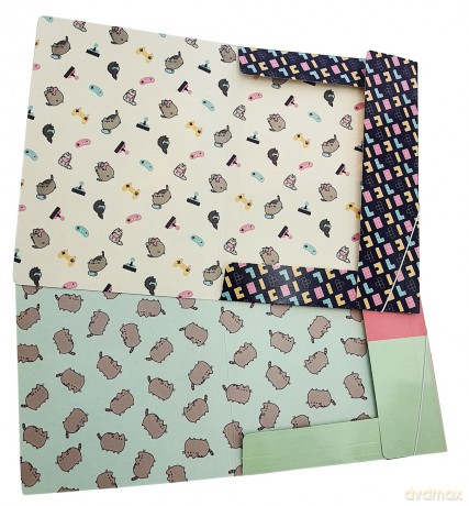 Teczka z gumką A4 PUSHEEN