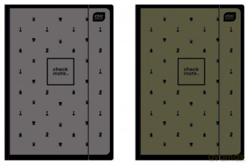 Teczka z gumką A4 Soft Touch Chess mix