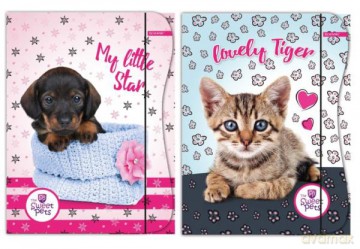 Teczka z gumką A4 The Sweet Pets - Kids