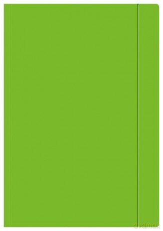 Teczka z gumką A4+ Fluo zielona