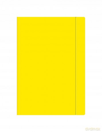 Teczka z gumką A4+ Fluo żółta