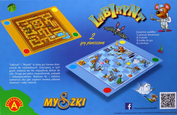 Myszki, Labirynt - 2 gry [GRA]
