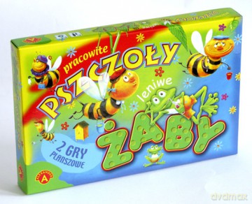 Pracowite pszczoły, Leniwe żaby - 2 gry [GRA]