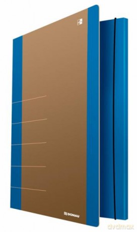 Teczka z gumką DONAU LIFE A4 neon niebieska CU-COC-829331