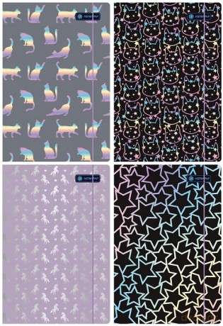 Teczka z gumką Holographic EffectPAP A4 Holo shine