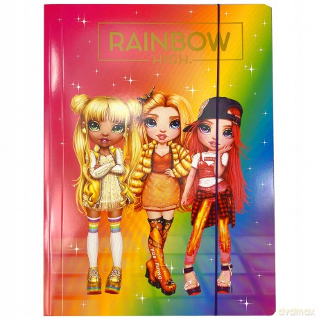 Teczka z gumką RAINBOW HIGH A4