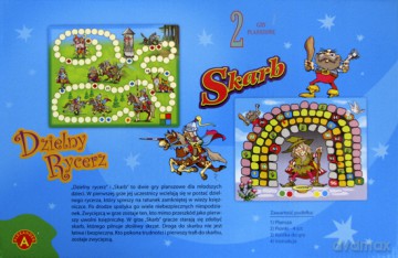Skarb, Dzielny rycerz - 2 gry [GRA]