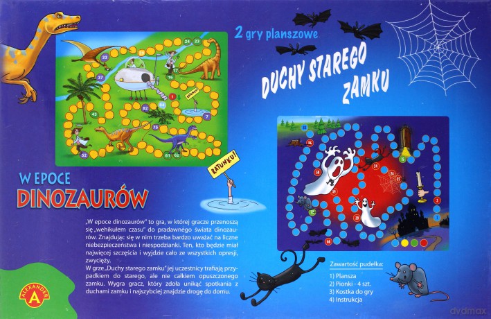 W epoce dinozaurów, Duchy Starego Zamku - 2 gry [GRA]