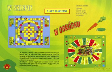 W sklepie, W ogródku - 2 gry [GRA]