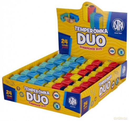 Temperówka DUO z dwoma otworami mix.