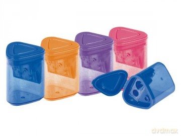 Temperówka plastikowa z pojemnikiem mix MFP8