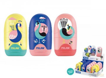 Temperówko-gumka Capsula Peacock 4701116PCK mix