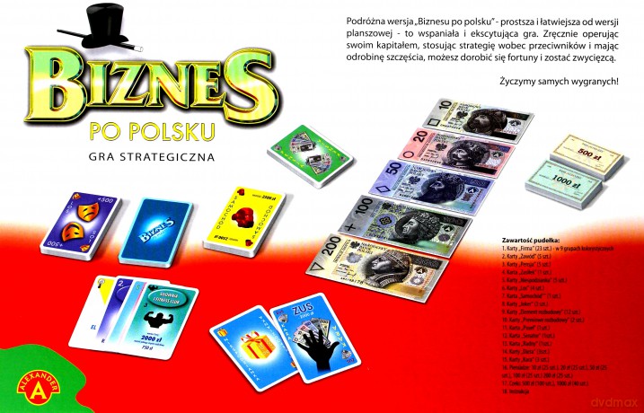 Biznes po polsku. Karty - gra strategiczna [GRA]