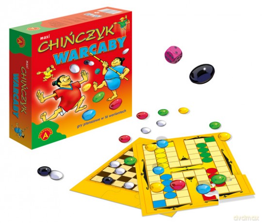 Chińczyk, Warcaby - MAXI [GRA PLANSZOWA]