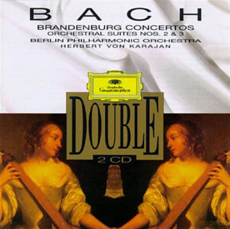 Double Karajan  : Bach: Brandenburg Ctos. Etc [2CD]