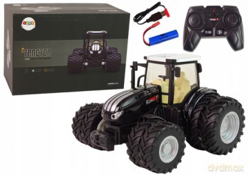 Traktor Zdalnie Sterowany R/C Czarny 2,4G Metal 13344