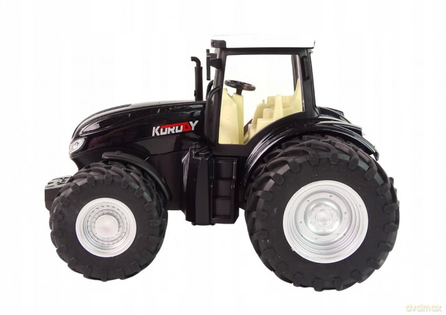 Traktor Zdalnie Sterowany R/C Czarny 2,4G Metal 13344