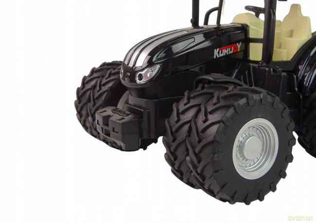 Traktor Zdalnie Sterowany R/C Czarny 2,4G Metal 13344