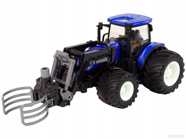 Traktor Zdalnie Sterowany z Chwytnikiem Niebieski 13348