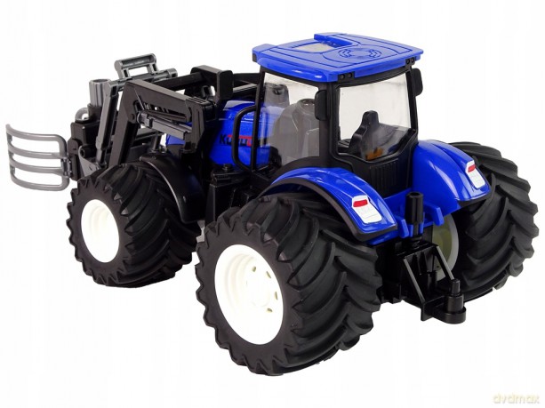 Traktor Zdalnie Sterowany z Chwytnikiem Niebieski 13348