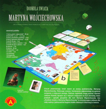 Dookoła świata z Martyną Wojciechowską [GRA PLANSZOWA]