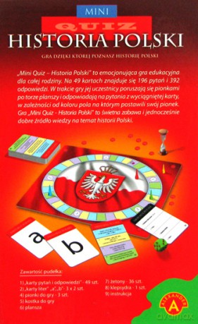 MINI Quiz historia Polski [GRA PLANSZOWA]