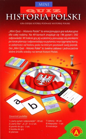 MINI Quiz historia Polski [GRA PLANSZOWA]