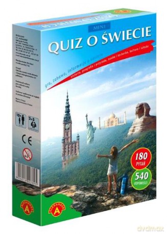 MINI Quiz o świecie [GRA PLANSZOWA]
