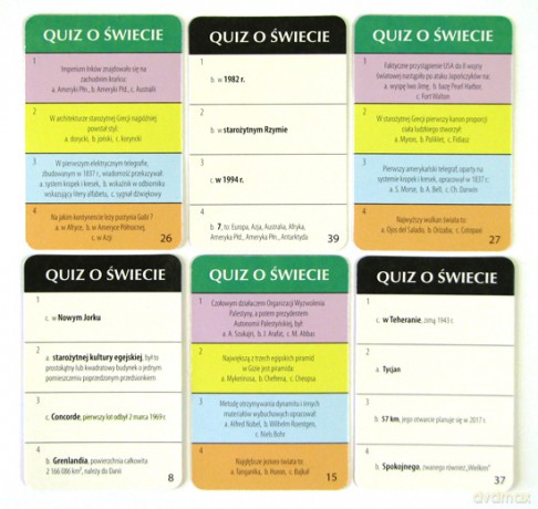MINI Quiz o świecie [GRA PLANSZOWA]