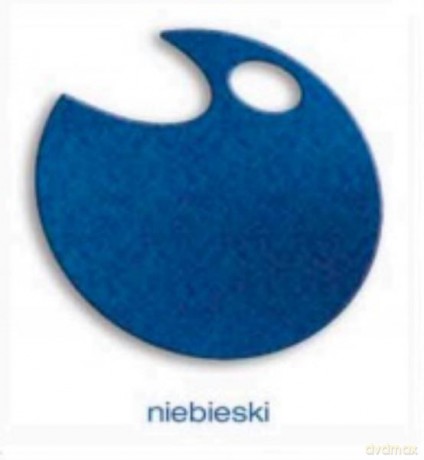 Wstążka filcowa 4 cm x 2m niebieska