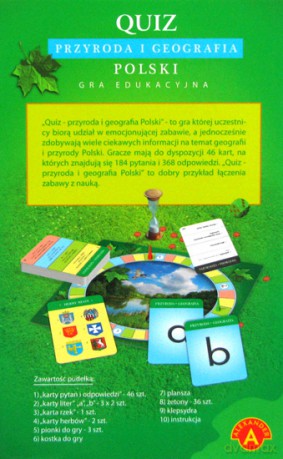 MINI Quiz przyroda i geografia Polski [GRA PLANSZOWA]