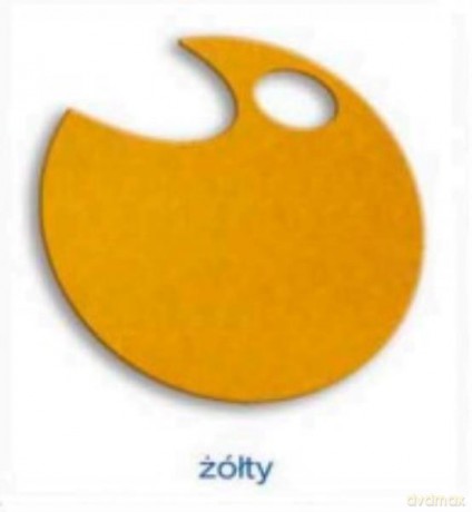 Wstążka filcowa 4 cmx6m żółta.