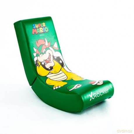 X Rocker Oficjalnie licencjonowany Nintendo Video Rocker - Super Mario ALL-STAR Collection Bowser 2020099 promo fotel gamingowy