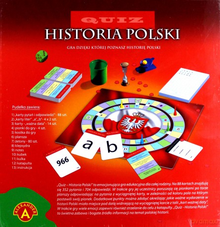 Quiz historia Polski [GRA PLANSZOWA]