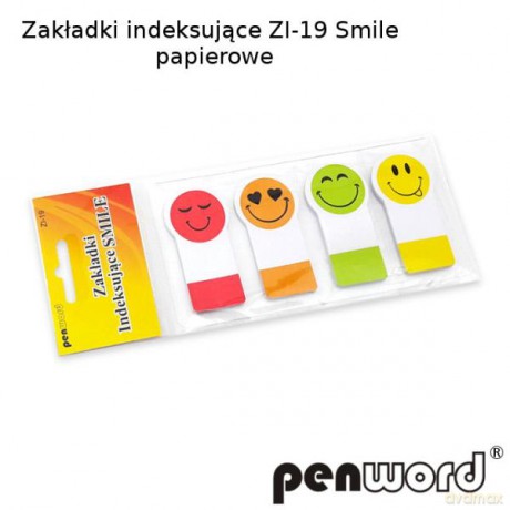 Zakładki indeks. ZI-19 Smile papierowe