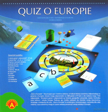 Quiz o Europie [GRA PLANSZOWA]