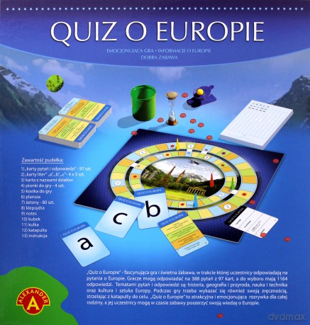 Quiz o Europie [GRA PLANSZOWA]