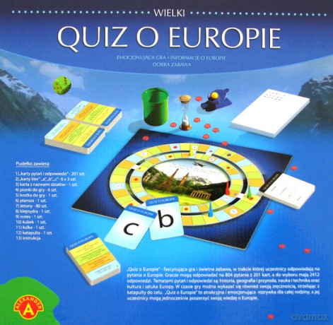 Quiz o Europie - WIELKI [GRA PLANSZOWA]