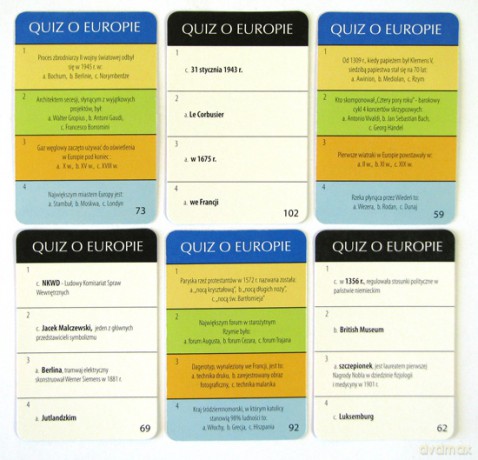 Quiz o Europie - WIELKI [GRA PLANSZOWA]