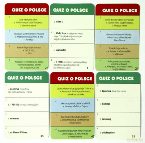 Quiz o Polsce [GRA PLANSZOWA]