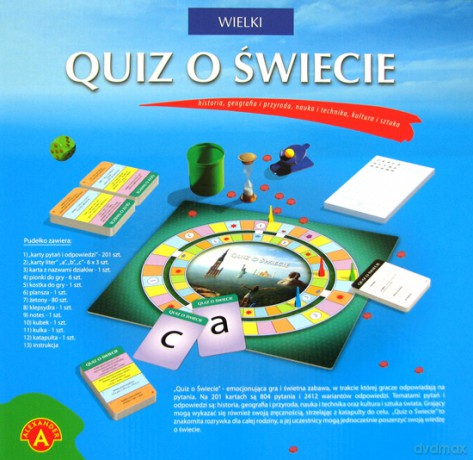 Quiz o świecie - WIELKI [GRA PLANSZOWA]