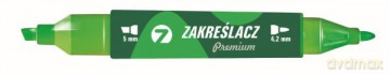 Zakreślacz okr./ścięty zielony/